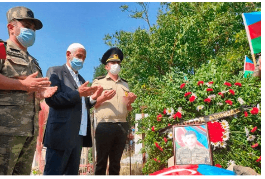 Şəhidimiz dəfn olunub