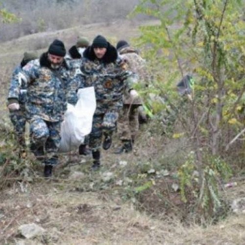 Hadrut bölgəsində yenidən erməni leşi tapıldı.