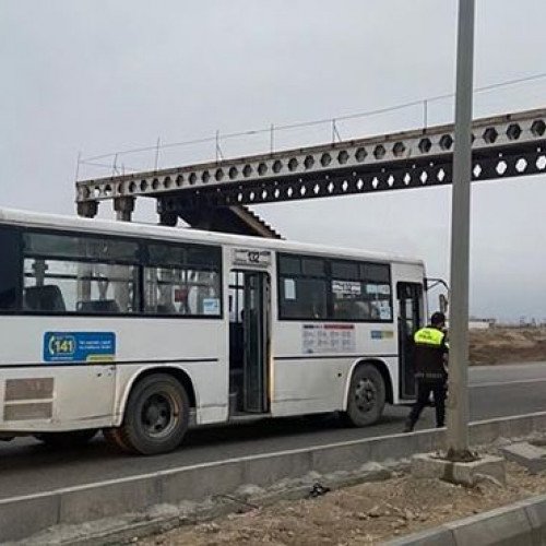 Bakıda sərnişin avtobusu piyadanı vurub öldürdü