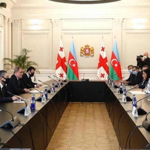 Xarici İşlər naziri Ceyhun Bayramov Gürcüstan Prezidenti ilə görüşdü