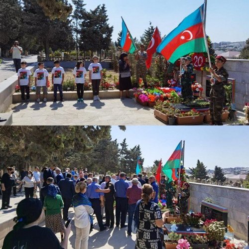 Suraxanıda şəhid doğum günündə anıldı.