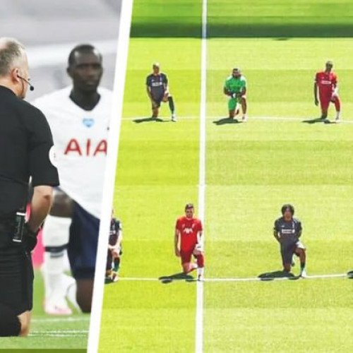 İki futbol komandası oyunlarda diz çökməməyə qərar verdi
