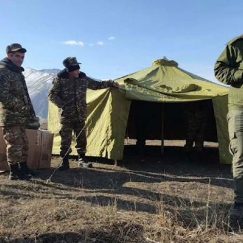 Erməni zabitlərin çadır oğurladığı məlum oldu: Həbs olunanlar var