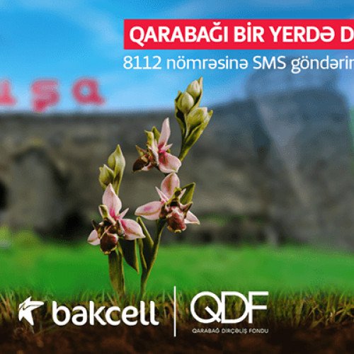 Bakcell abunəçiləri üçün Qarabağ Dirçəliş Fonduna SMS-lə ianə etmək imkanı