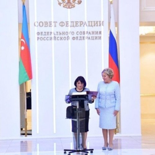 Sahibə Qafarova Valentina Matviyenko ilə görüşdü