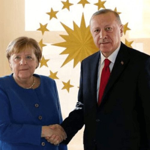 Ərdoğan və Merkel arasında görüş olub