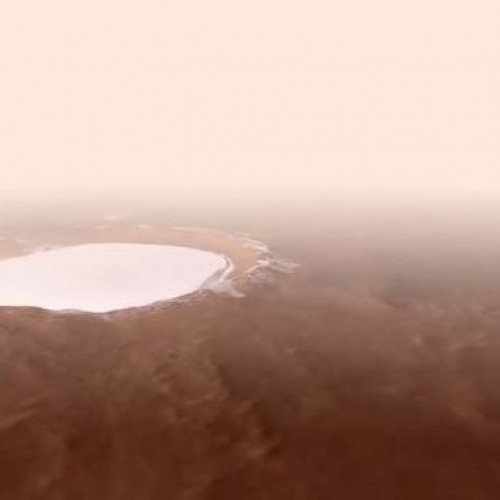 Marsın ən böyük kraterinin görüntüləri heyran etdi - VİDEO