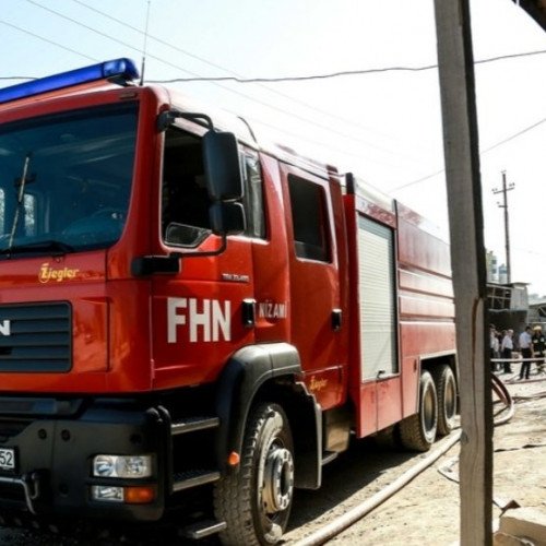 Bakıda qaçqınların yataqxanasında yanğın olub